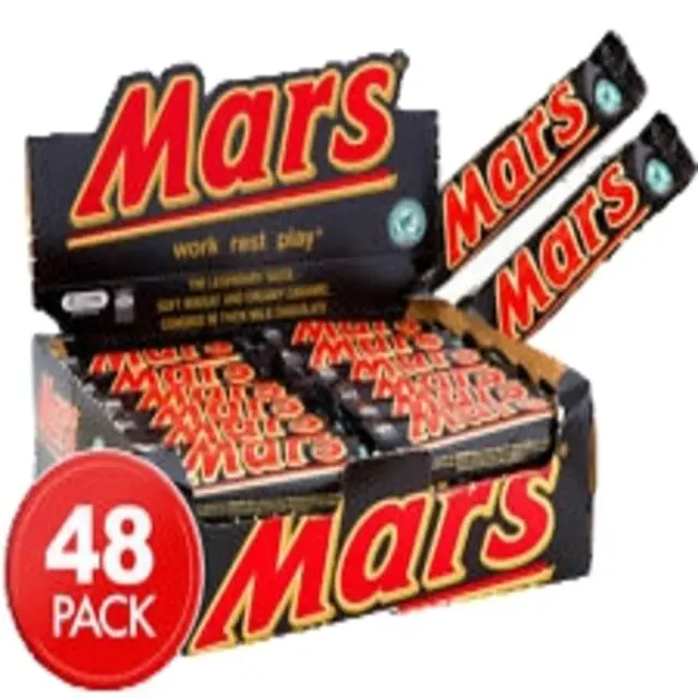 M.a.r.s Chocolate Bars Box of 24 Pieces (24 x 51g)