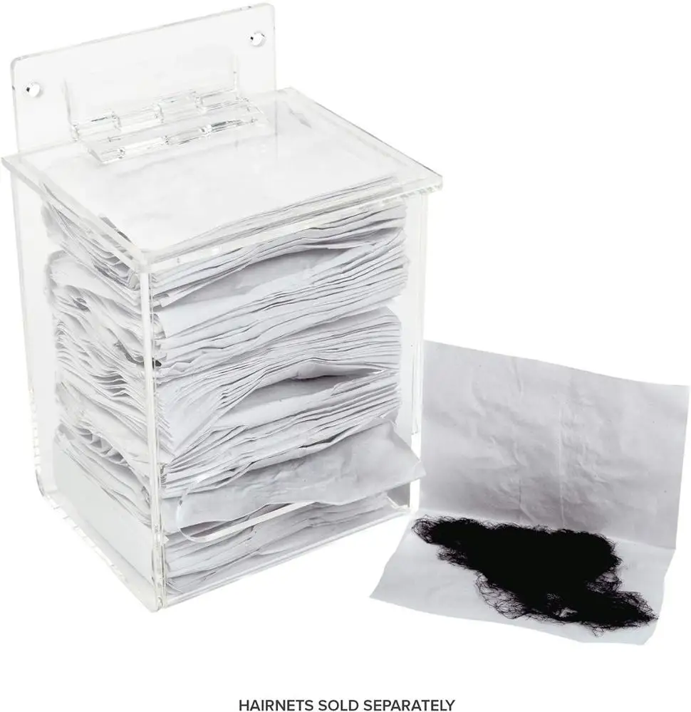 Hot Selling Hairnets Bouffants Shoe Covers Acrylic Dispenser