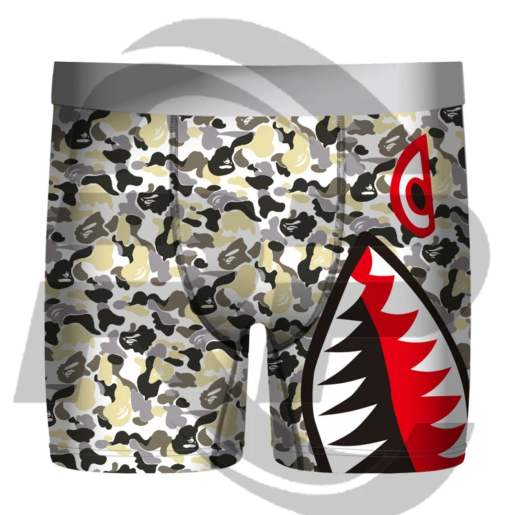 Новые модные мужские трусы-боксеры с сублимационной печатью