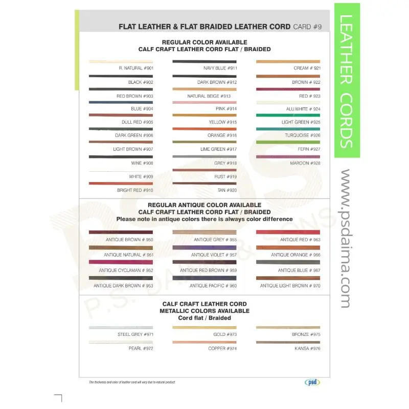 High Impact Genuine Flat Supplier From India Leather Cord Quality Assured Cord Genuine Quality Top Selling Leather Cord