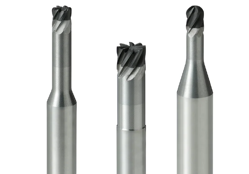 Various kinds of cutting tools MMC high precision 3 flutes carbide end mills for mold machining DC1