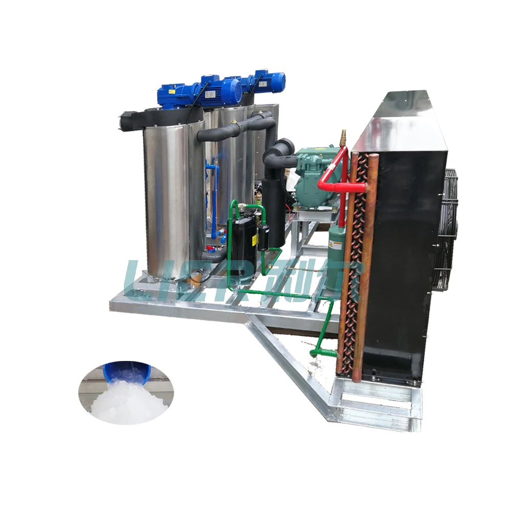 China High Quality Liquid Ice Systems for Land use or Boat , Seawater Slurry Ice Machines 1~30tons