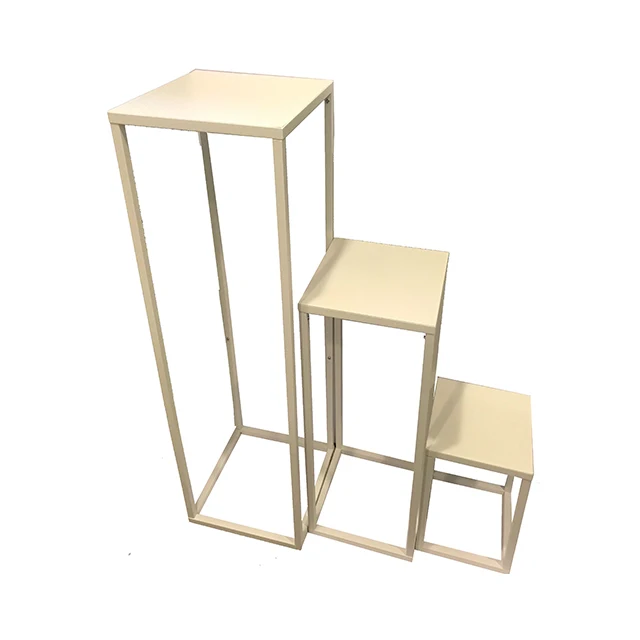 3 pieces metal flower stand