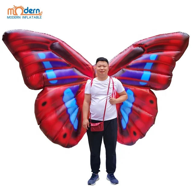 carnival fairy costume inflatable costume wings stage display props disco butterfly costume