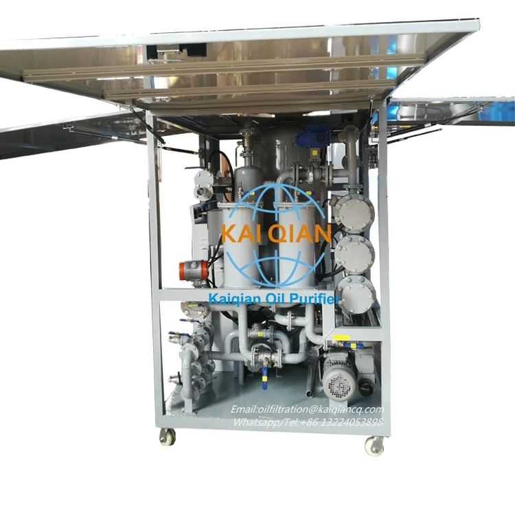 Double Stage Vacuum Transformer Oil Purifier Used Oil Filtering Machine Oil Filtration machine Purifier