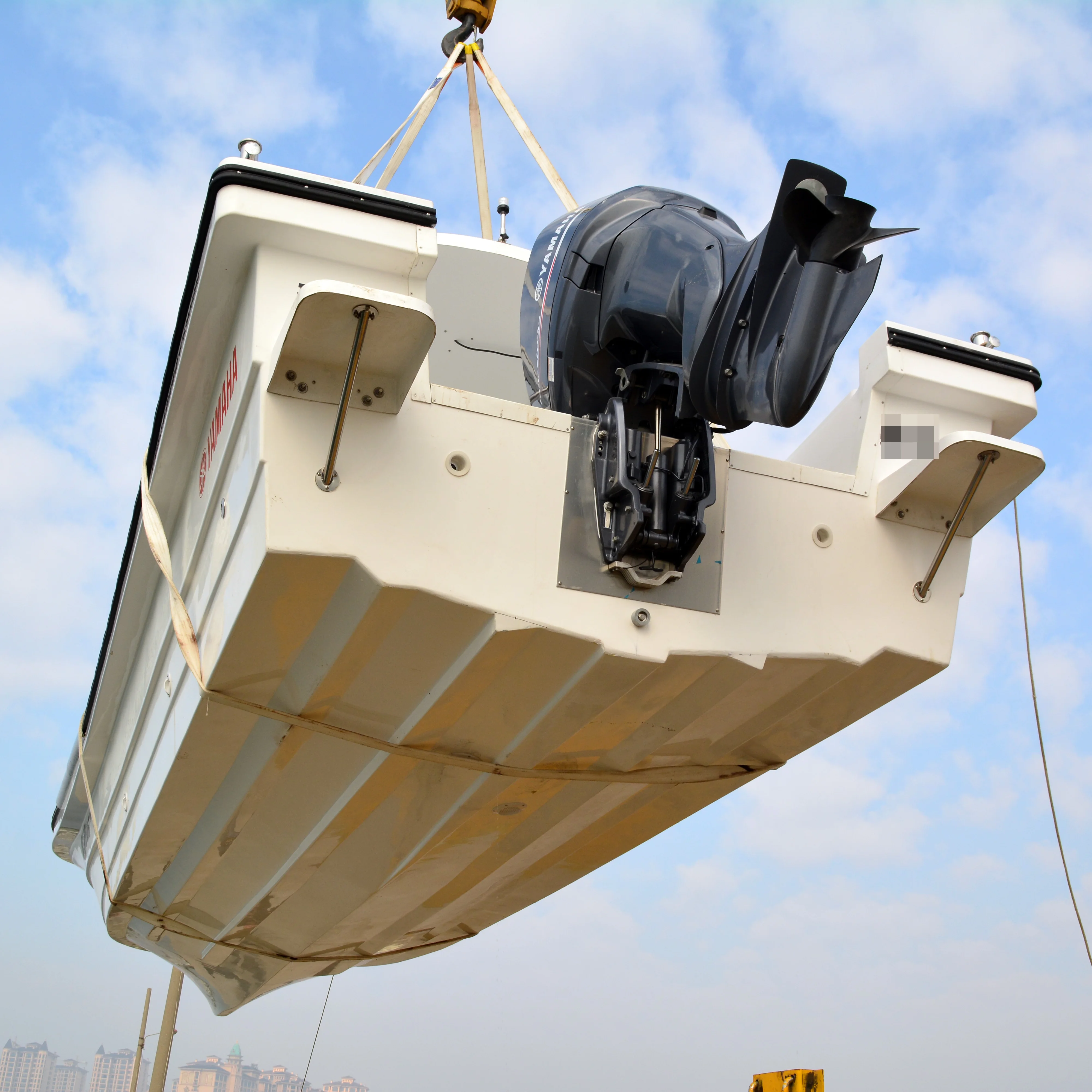 
CE new model XMM860 fiberglass boat for fishing woking sport single twin engines high speed 