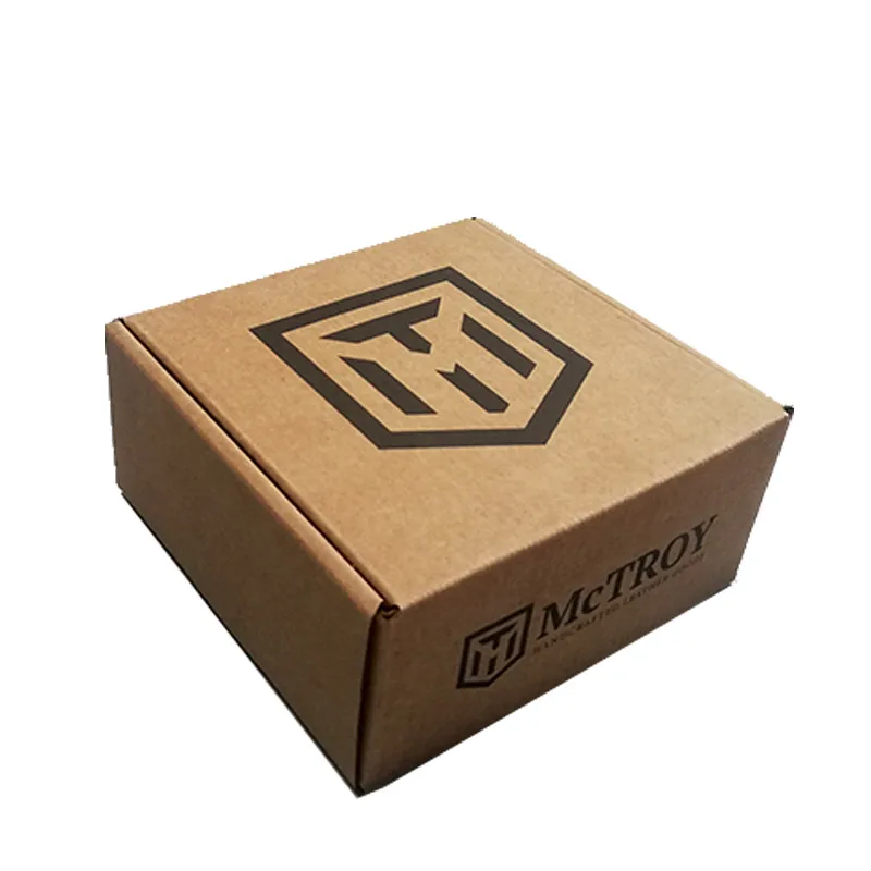 Custom with logo printed Carton Kraft Paper Packaging Box Kraft Product Box Recycling Paper Box