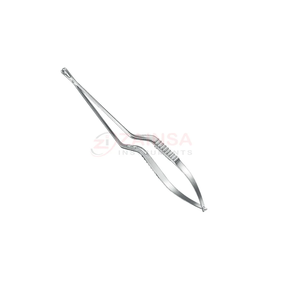 Bayonet Shape Applying Forceps for Mini Clips 18.5 cm Stainless Steel High Quality Scissors Used In Microsurgery