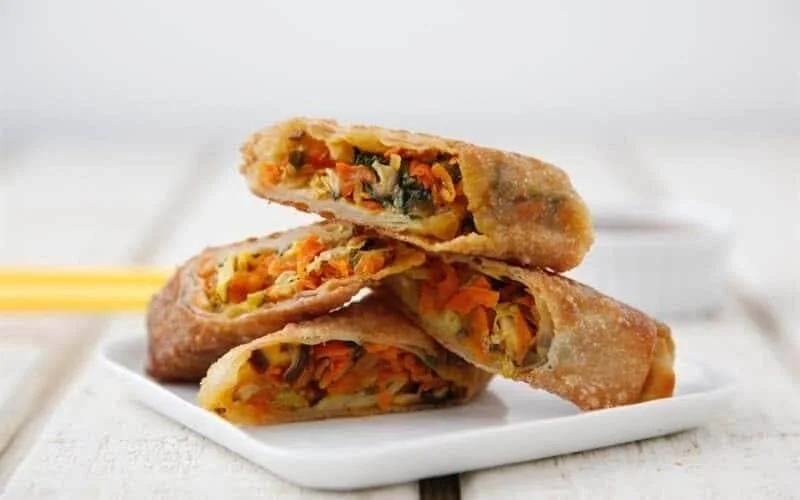 Фабричный весенний рулон вегетарианской замороженной пищи дополнительная пища +