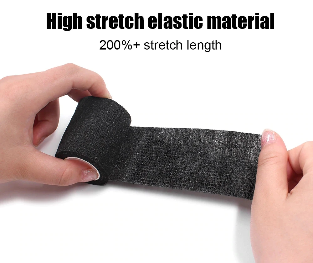 BLUENJOY Popular Tattoo Bandage Skid Resistance and Shock Absorption Self Adhesive Elastic Bandage for Tattoo Grip Wrap Cover