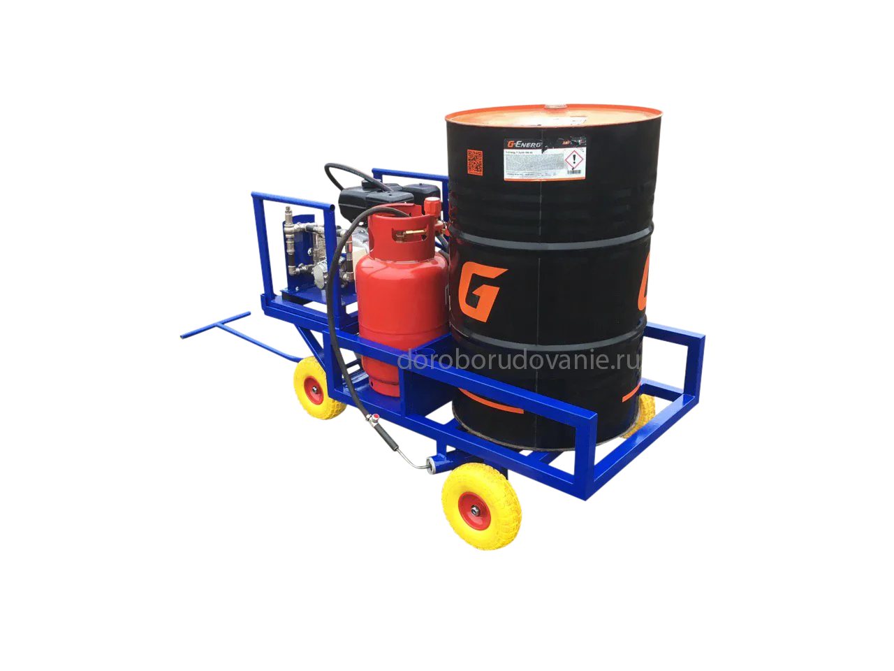 Bitumen Sprayer With Heating And Trolley BE-2T Business Premium Road Sealing Machine Bitumen Spreader Road Crack Sealing Machine