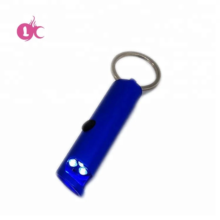 
Factory direct sales custom logo eco friendly waterproof aluminum led light keychain 