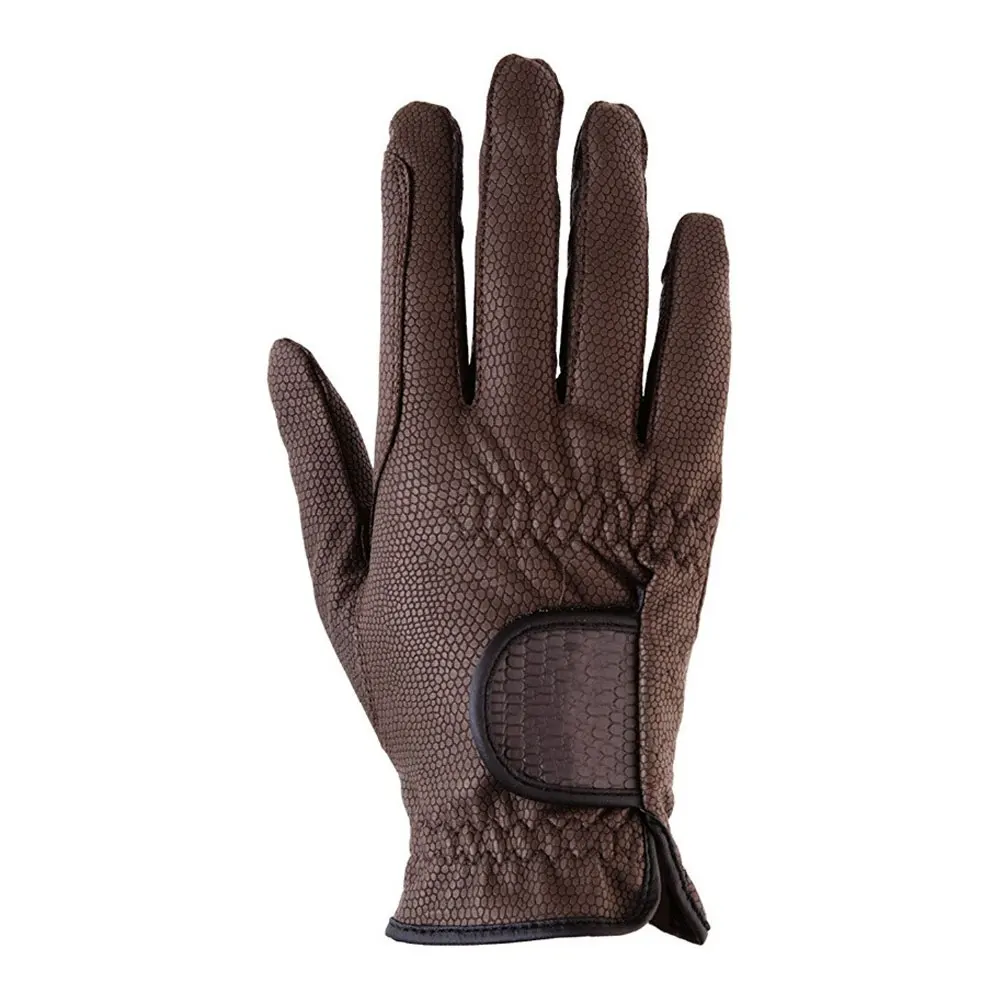 Horse Riding Gloves Ladies Fabric Leather Equestrian Horse riding glove for good quality driving gloves
