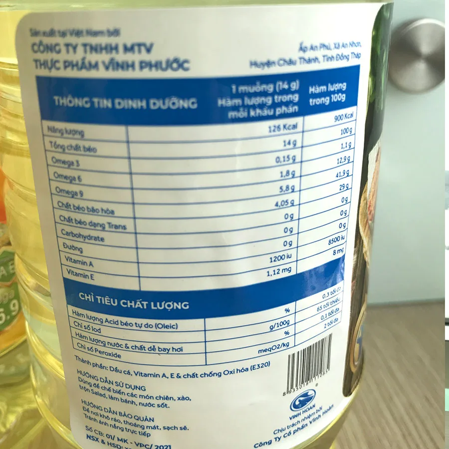 Оптовая продажа рыбное масло рафинированное кулинарное Basa/Pangasius fishoil для еды