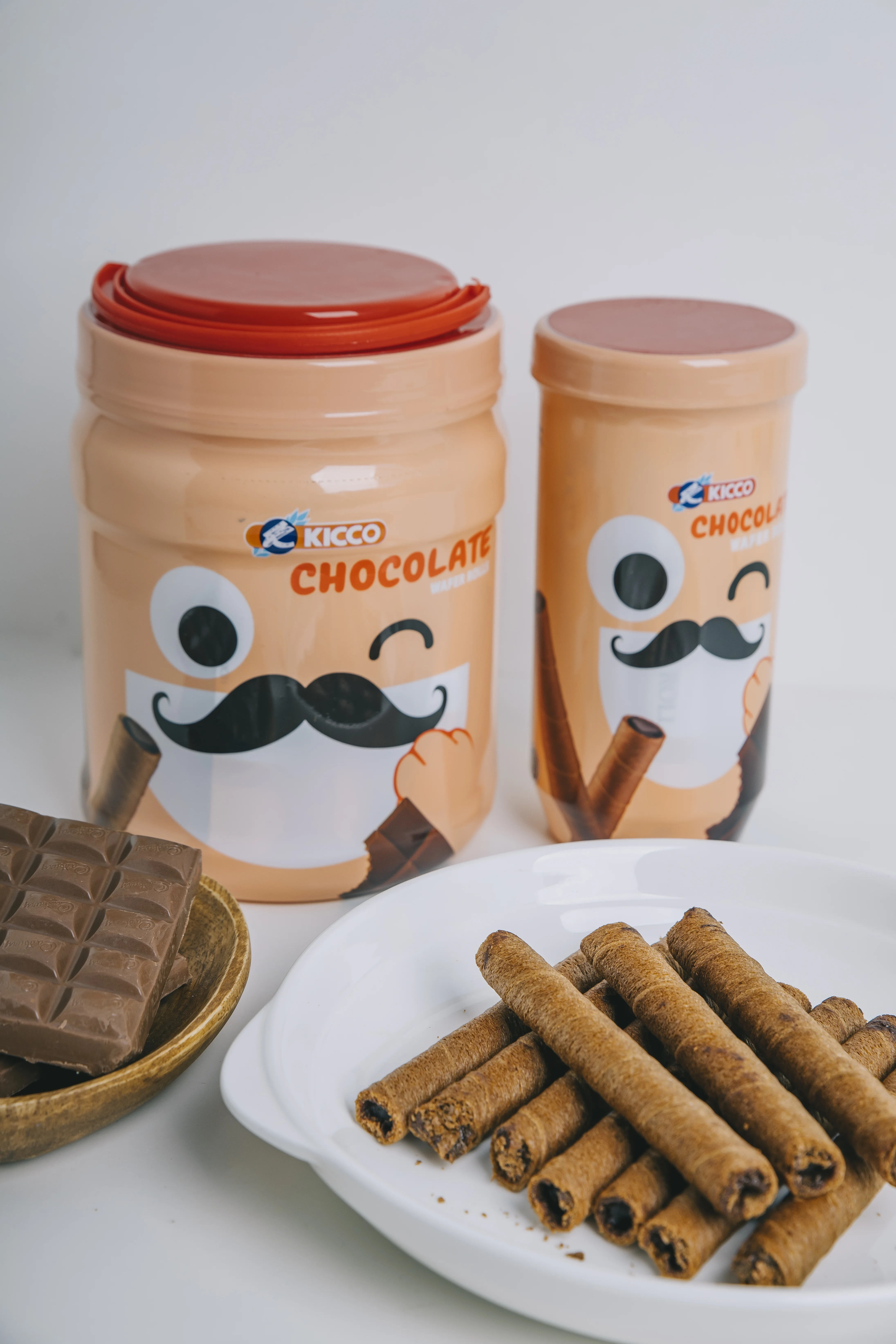  KICCO вафельное печенье палочка шоколадный крем наполнение из чистого