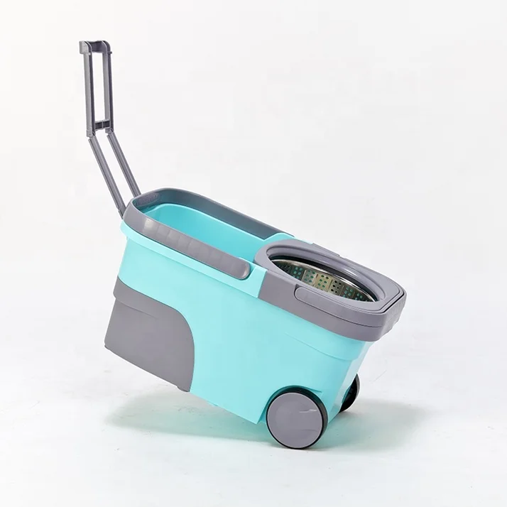 Manufacturer Supply Spinning Magic Mop 360 Degree Rotating Easy Pedal Magic Mop Bucket System with wheel