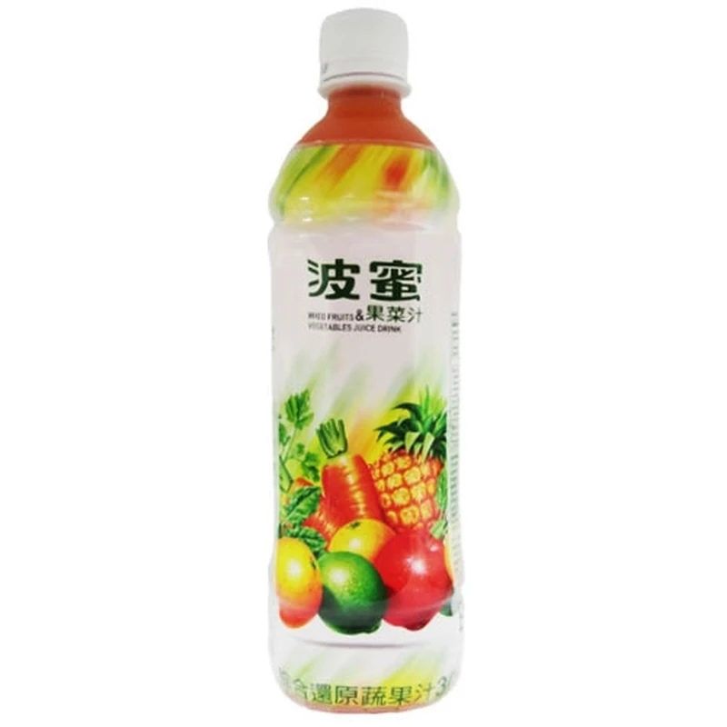 Taiwan BOMY 580ml PET Mixed Fruit and Vegetable Juice