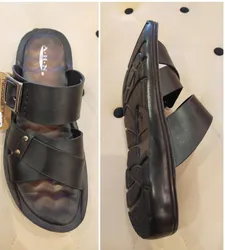 Красивые повседневные домашние тапочки из искусственной кожи с арабскими кожаными пряжками для мужчин мягкие амортизирующие нескользящие легкие коричневые черные Тапочки