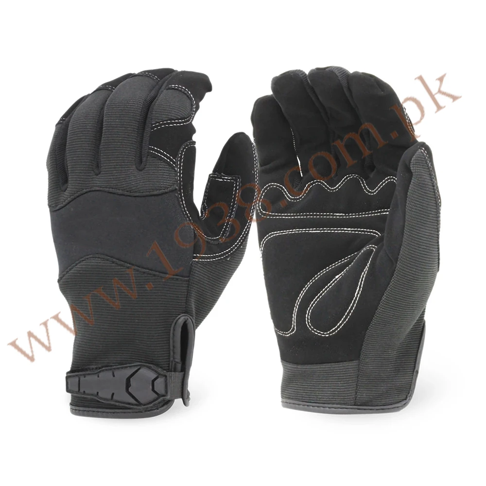 Черные кевларовые тактические перчатки Nomex 1938PK