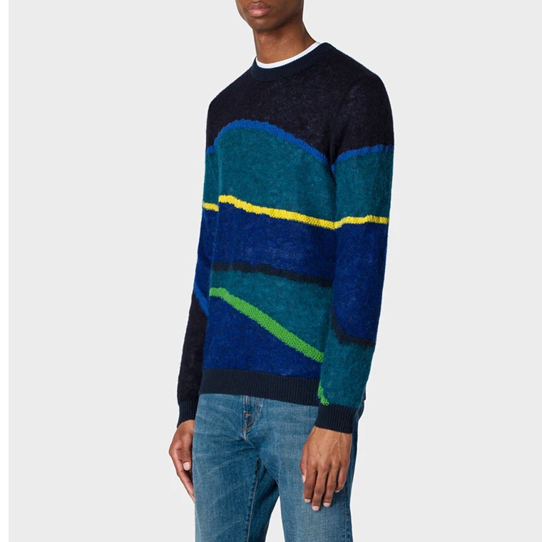 Sweaters Knitted Men Cotton Polyester Crew Sweater Thick Crew Neck Casual Sweaters Mens Standard Wool Breathable Pullover