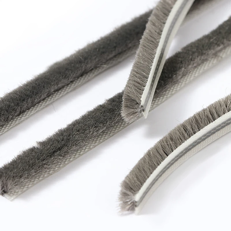 Waterproofing Wool Pile Weather Strip Cheap Price Silicone Wool Pile Gasket For UPVC And Aluminum Doors And Windows