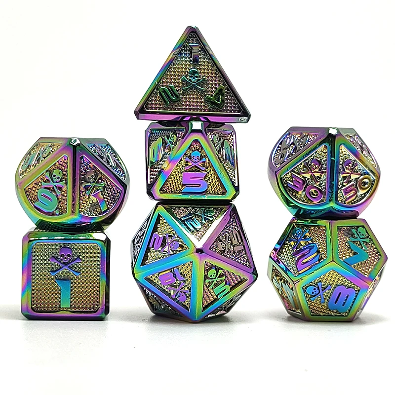 Custom 50mm Jumbo Aluminum Polyhedral Dice Necklace Dungeons And Dragons Dnd Rpg Mtg Table Game Red D4 Dice Set Precision Dice