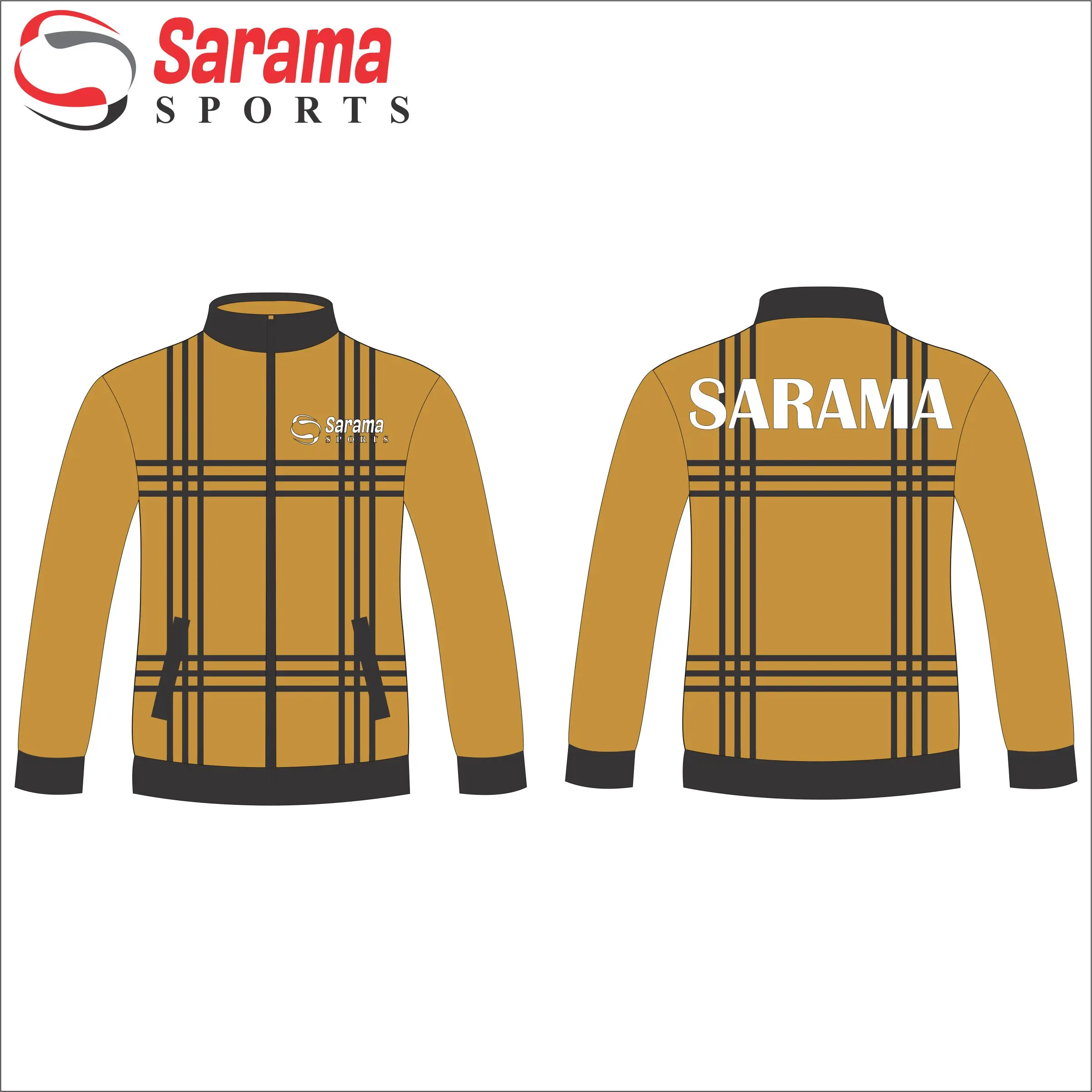 Custom Sarama Hot New Products Fashion Quilted Bomber Jackets with Fine Quality / Screen Printed / Embroidery
