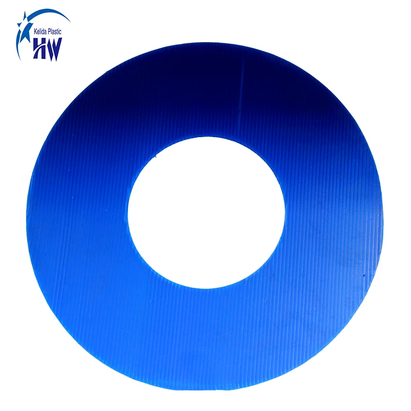 Recyclable PP plastic corrugated bottle separator sheet