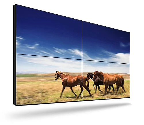 Недорогая Ультра узкая внутренняя 4K LCD видеопанель рекламный
