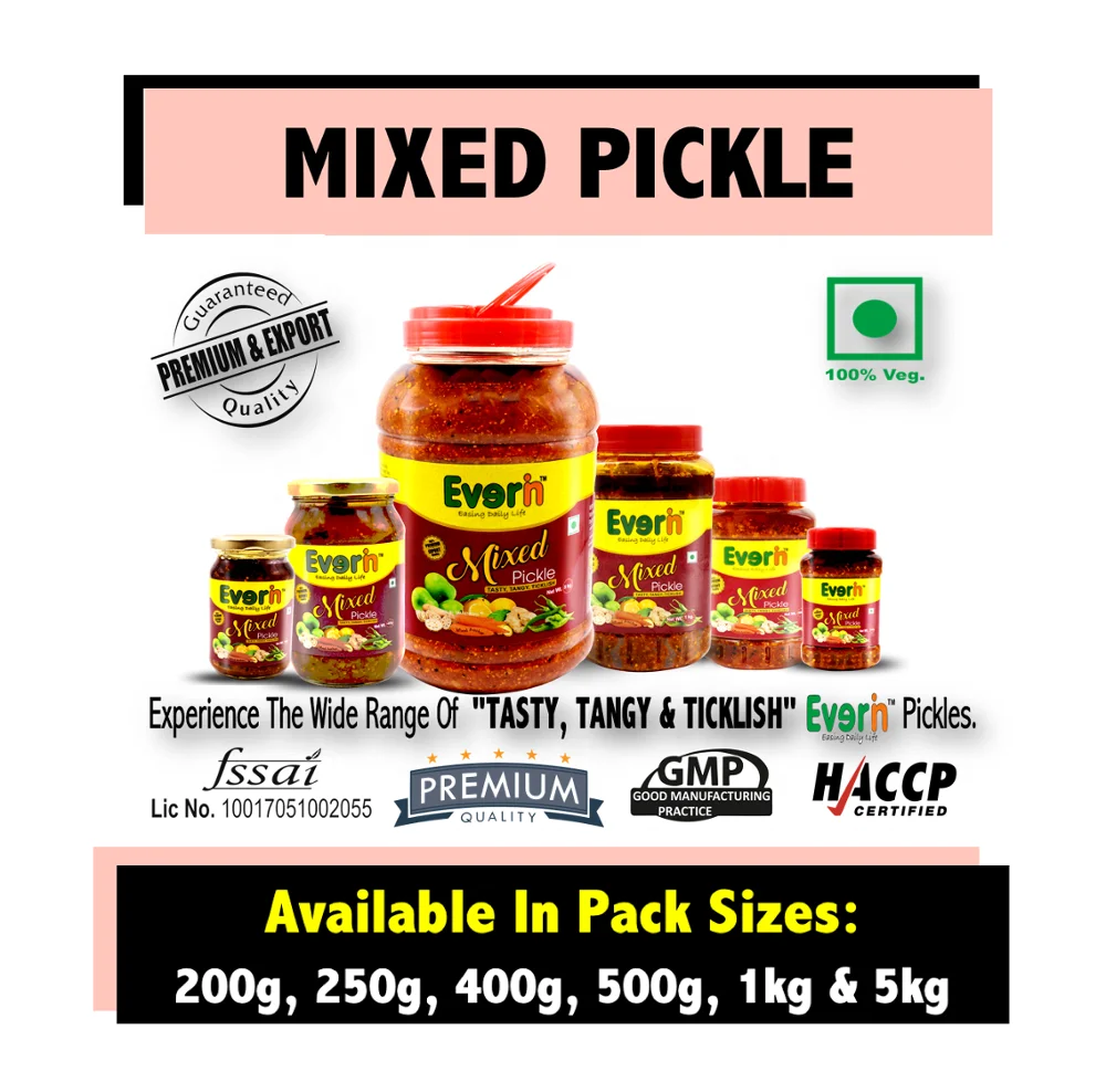 
Manufacturer of Mixed Vegetable Pickle 250 g 