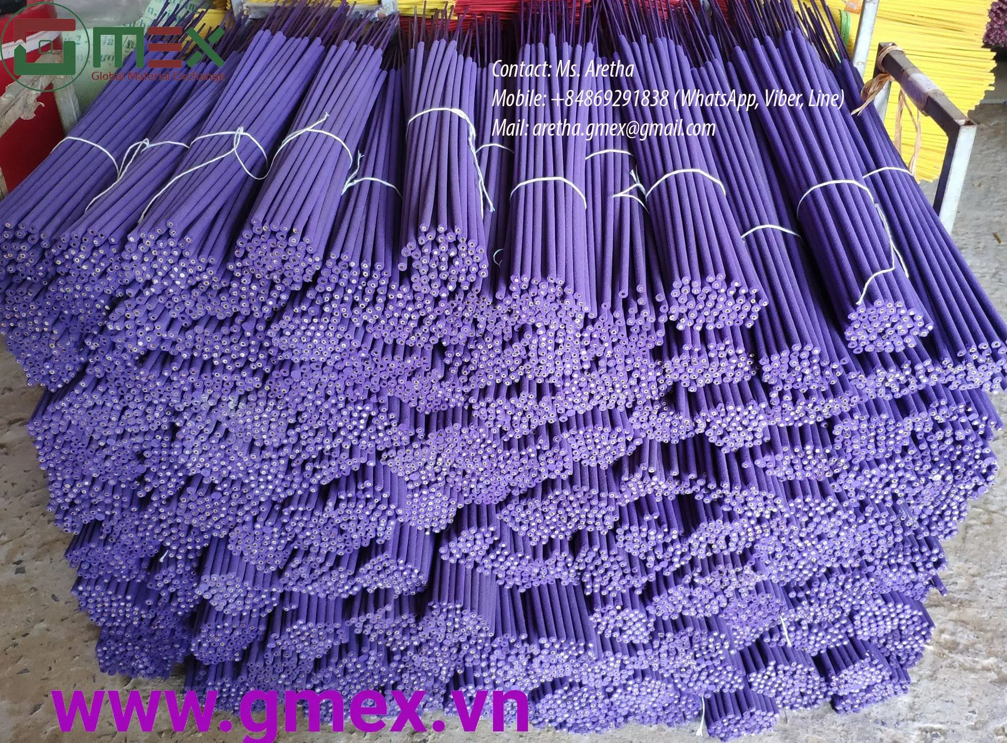 Raw Color Perfumed Incense Sticks Rose Scented Wood Incense at Very Cheap Price Colorful Incense Sticks Phone +84-819753326