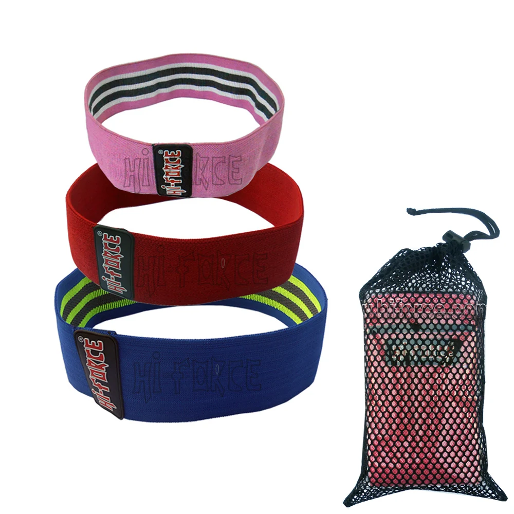 Wholesale Unisex Elastic Fitness Loop Bands Custom Logo Gym Yoga Sport Workout Set Leg Butt Booty Hip Resistance Home Use