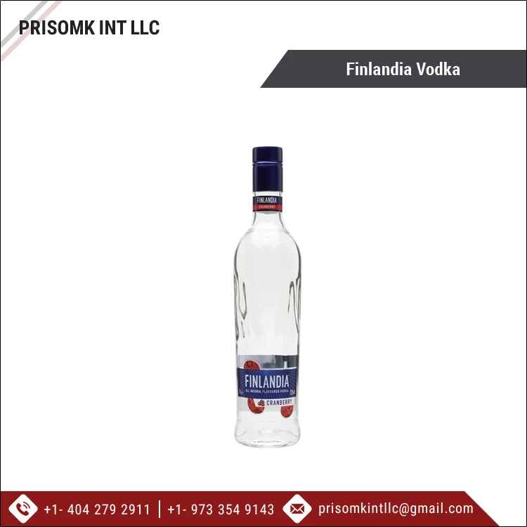 Leading Supplier of Best Quality Hot Selling 40% Alcohol Content Finlandia Vodka Alcoholic Beverage Vodka