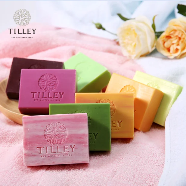TILLEY - Body Soap - Finest Triple Milled Soap - Rough Cut Soap - 100g  - Tilley Classic White Collection