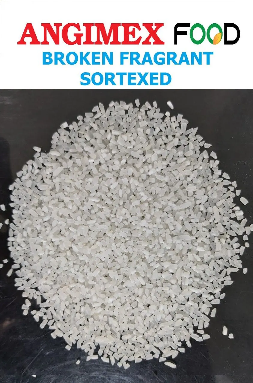 Wholesale 100% High Quality Broken Fragrant Long Grain Rice 100% Broken White, long grain, flexible rice made in Viet Nam