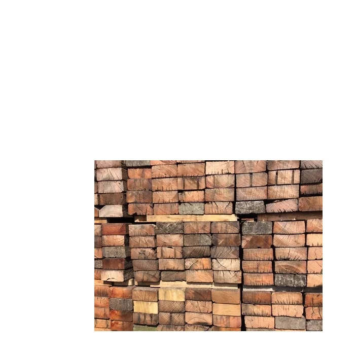 Quality Railway Wooden Sleepers Used For Railroad Available For Sale.