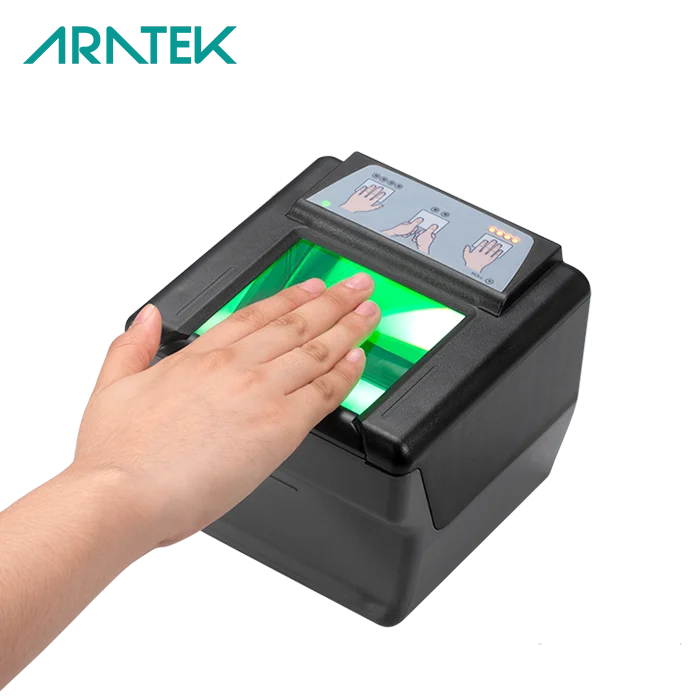 
Aratek biometric fingerprint scanner full finger for 10 finger print scanners and rolled fingerprint scanner 