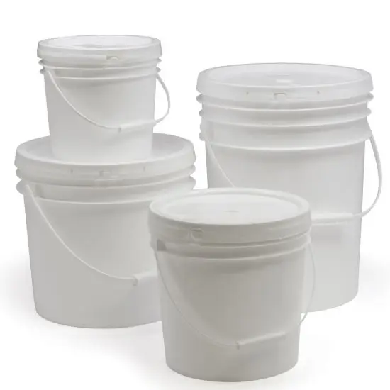 Пластиковый ведро с крышкой 5 л 10 15 20 25