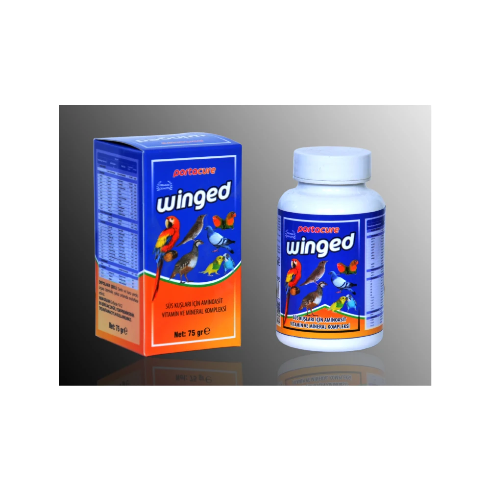
Portacure Winged - Vitamin, Mineral And Amino Acid Complex For Ornamental Birds 
