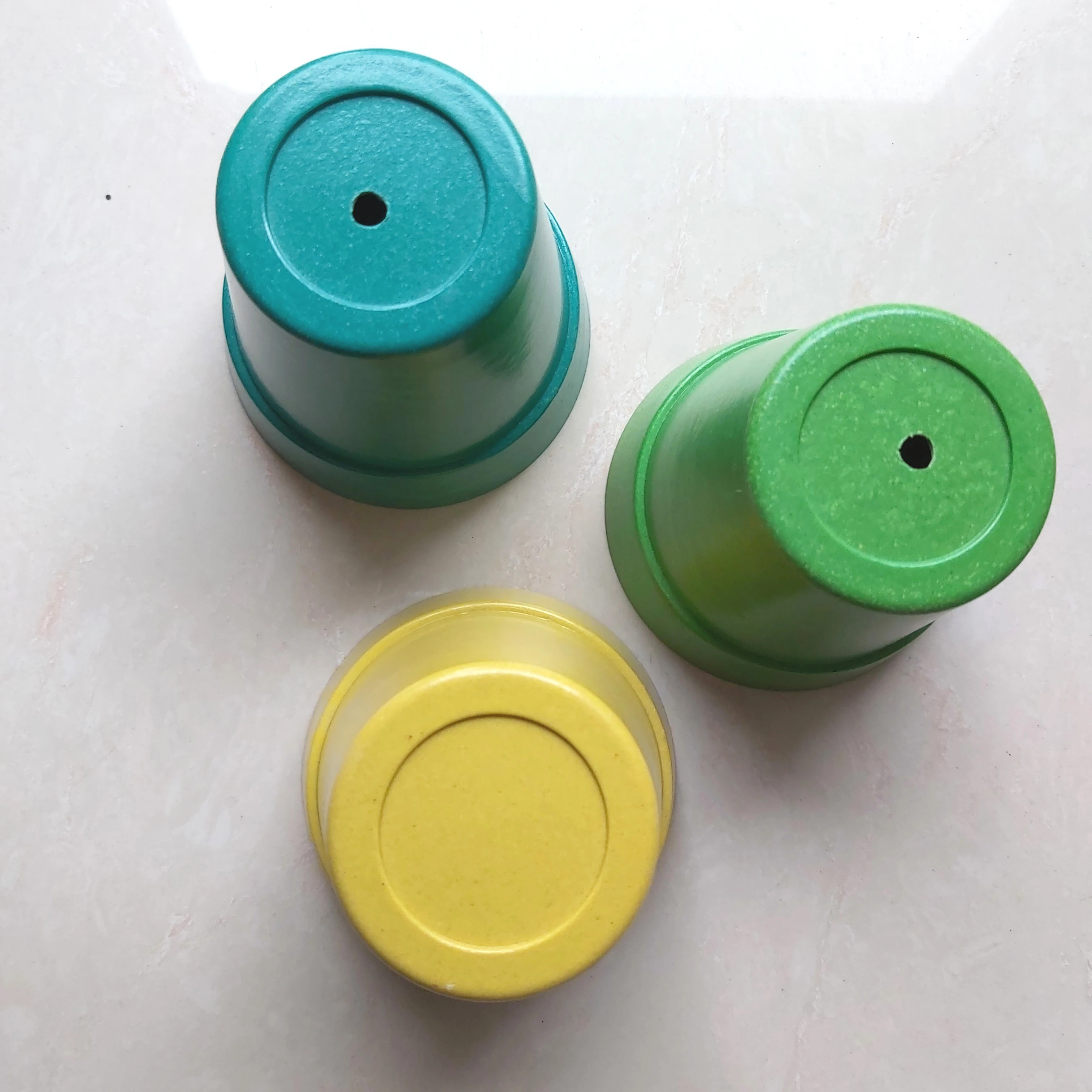 Environmental biodegradable flower pot bamboo garden 8x8 cm small pots