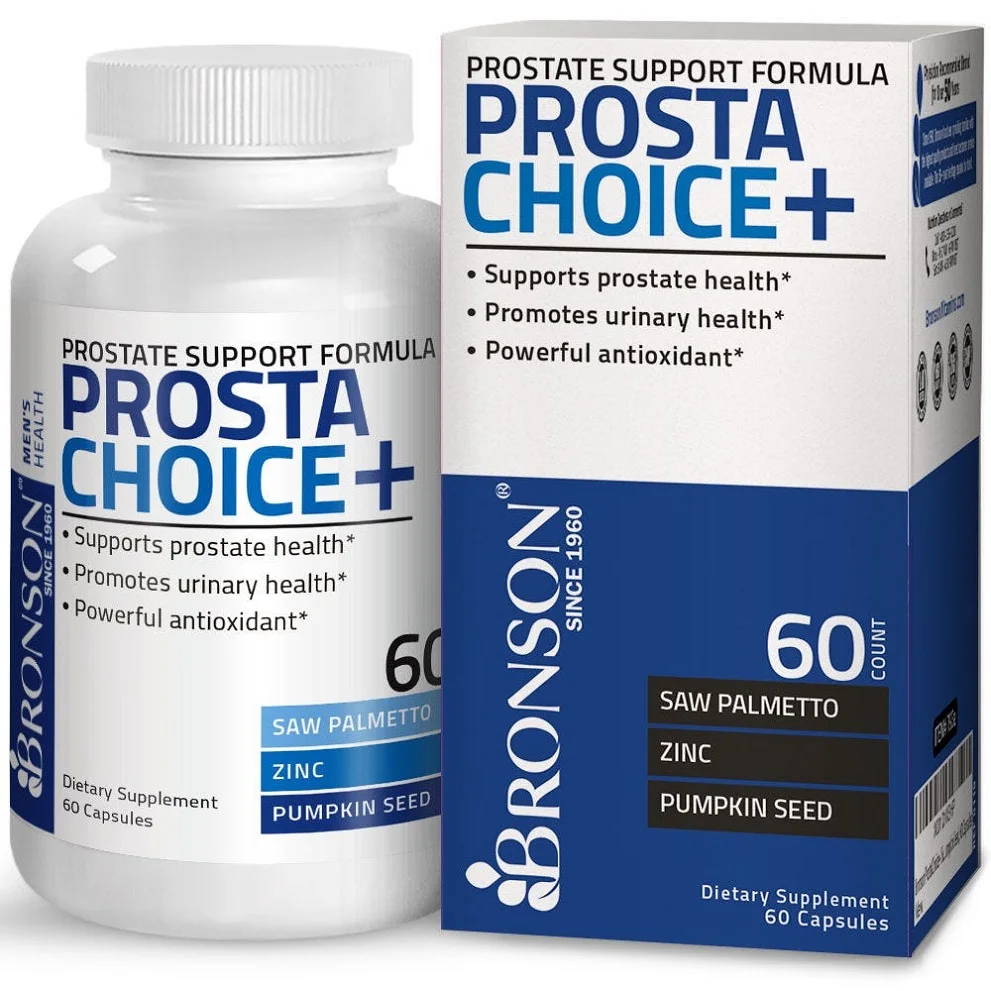 
793A Bronson Vitamins ProstaChoice+ Prostate Support Formula - 60 Capsules 