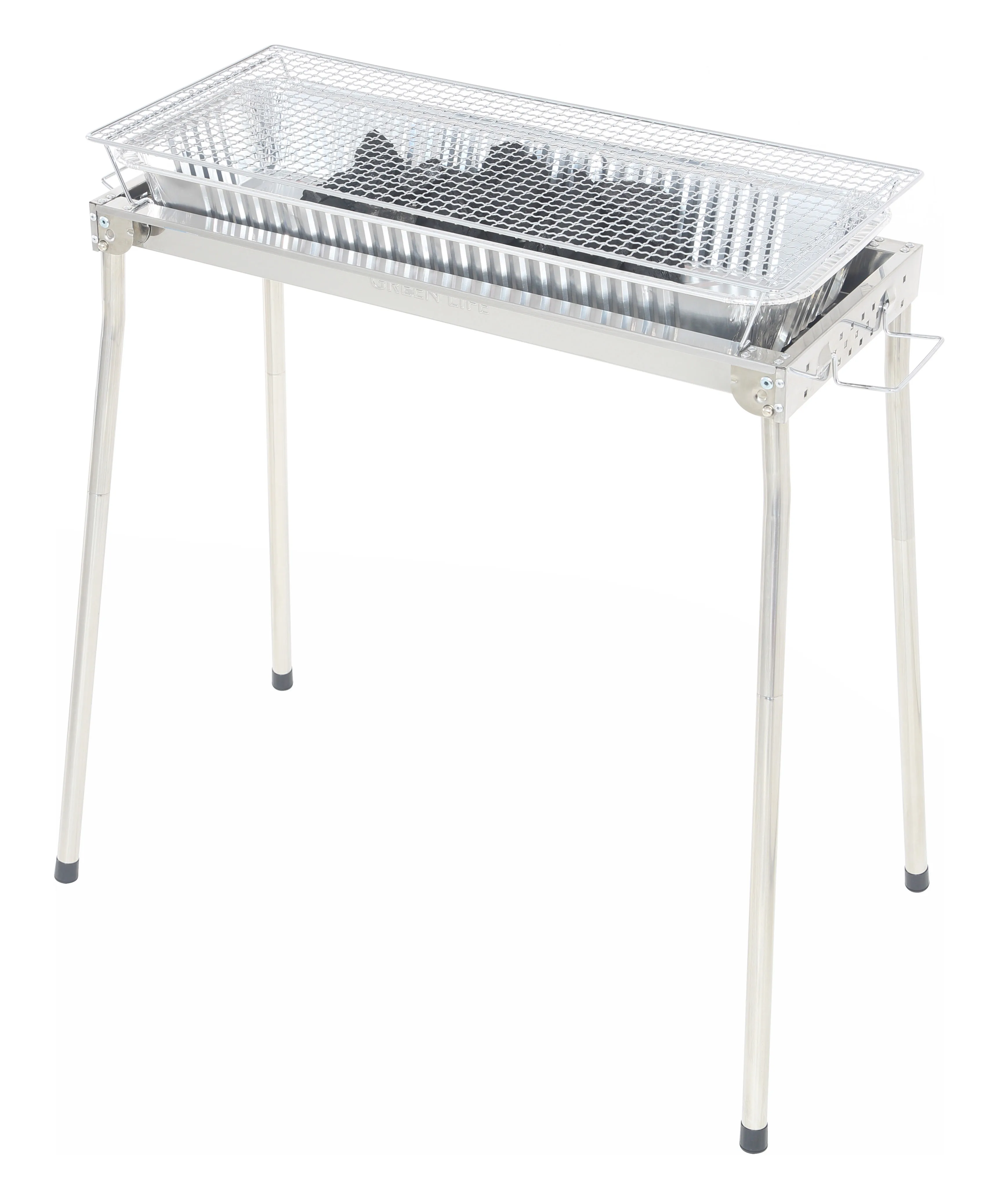 Stainless Steel BBQ Grill Durable and Rust Free Folding Design 5cm Thin Save Space Barbecue Grill Portable Easy to Use
