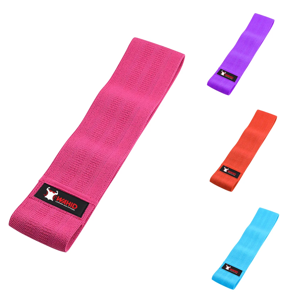 High End Exercise Bands Hip Circle Workout Elastic Bands for Booty Legs & Butt, Fabric Glute Hip Thigh Cotton Bands