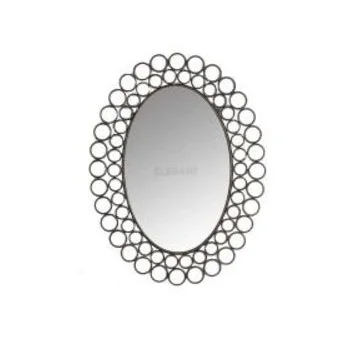 Mirror Wall New Dresser Wicker Round Unique Rattan Mirror Home Decor Art wall Hanging wicket Mirror Fashionable Reflector