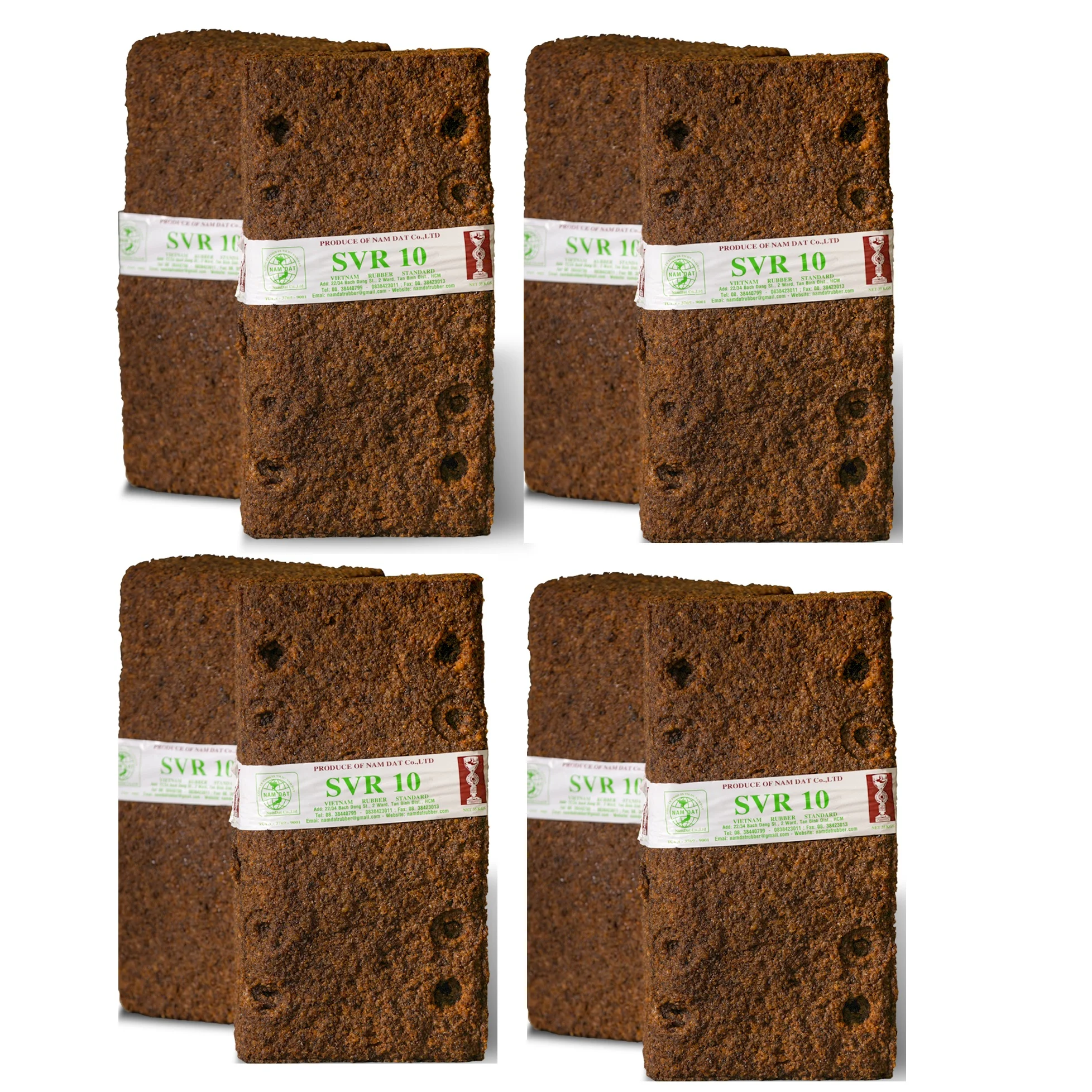  High quality TSR 10 Natural Raw material Rubber With Brown color From Vietnam