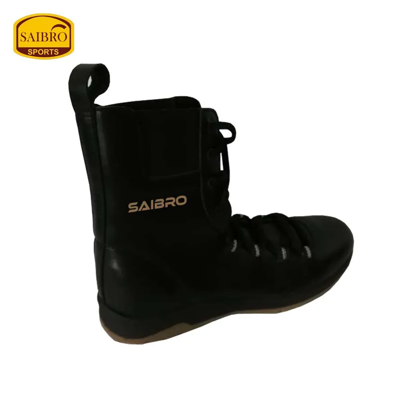 Unisex Genuine Leather Boxing Shoes Light Design for Master Training in Wrestling & Fighting Sports for Adults