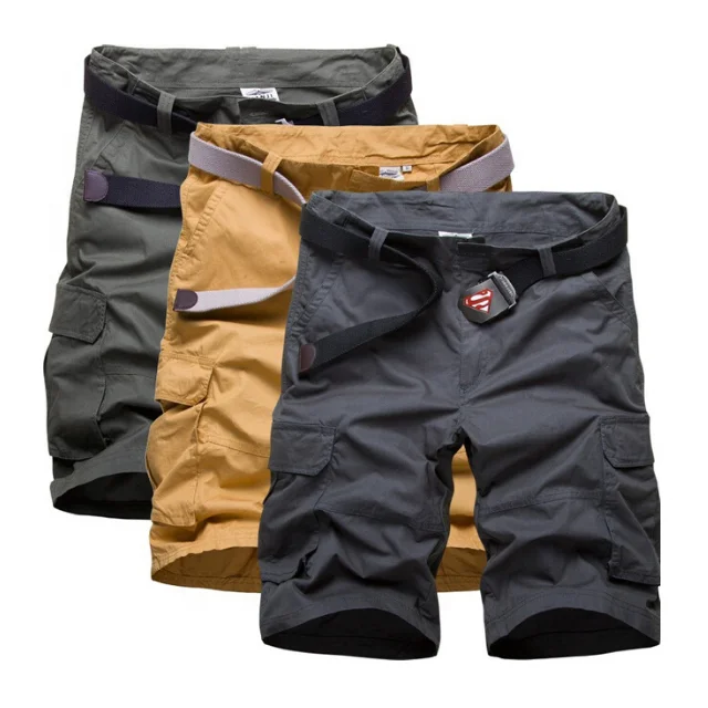 New Arrival Wholesale Hot New Products Men 6 Pocket 3/4 Cargo Shorts