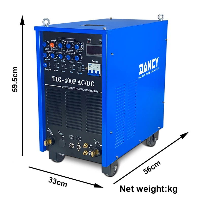 AC DC TIG/MMA 400P Инверторные алюминиевые сварочные машины 380V инверторный Сварочный аппарат TIG