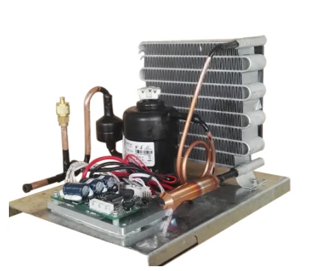 Мини компрессор unitair с охлаждением R134a DC 12V 24V, конденсаторный блок, небольшой холодильный блок