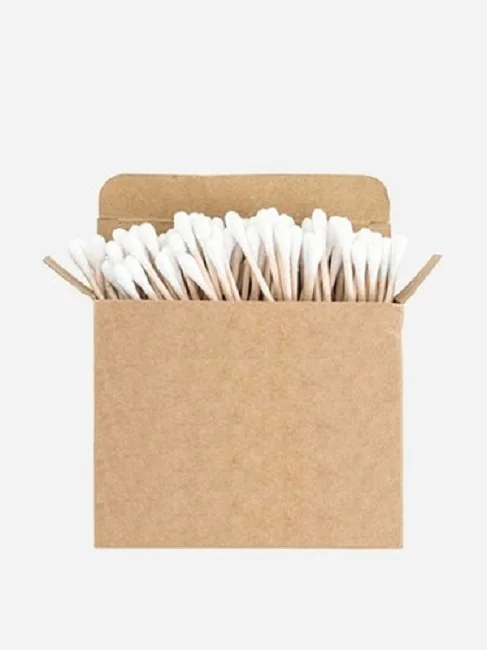 High quality latest 2022 design makeup tools cotton buds customized packing color ODM supply